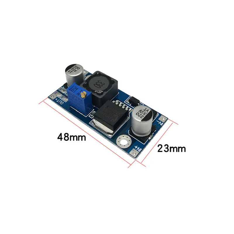 1Pcs Dc Buck Module LM2596 Buck Hoge Efficiëntie Verstelbare Voeding DC-DC Voertuig Voeding