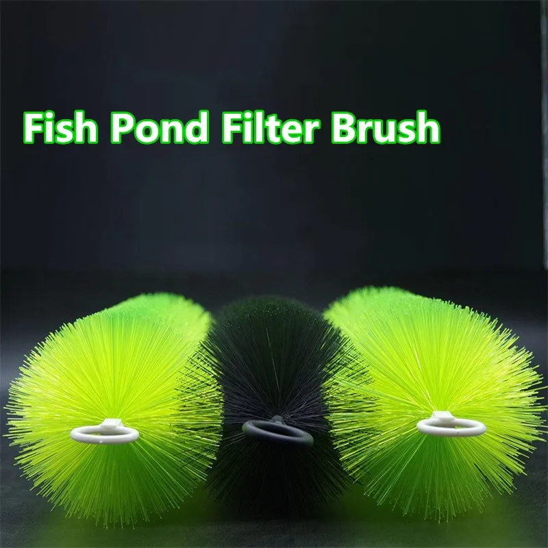 10Pcs Koi Pond Filter Brush 30/40/50cm Pre-filter Skimmer Brush Replacement Filtration System Aquarium Fish Tank Cleaning Tools