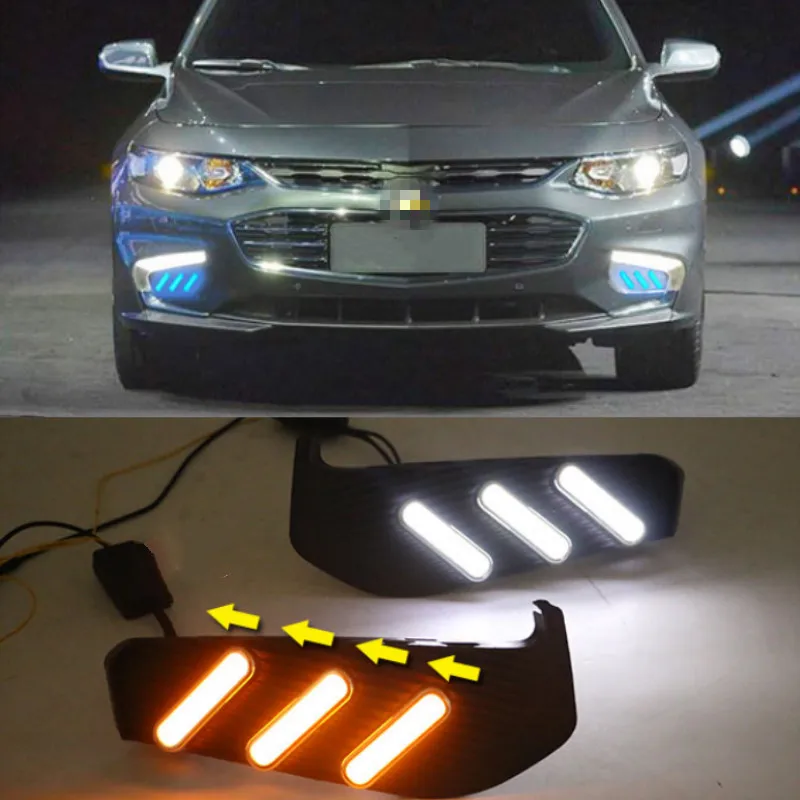 Fog lights for Chevrolet Malibu XL 2016 2017 2018 Front Bumper Fog Light Foglamp DRL Running Lamp headlight Foglight taillight