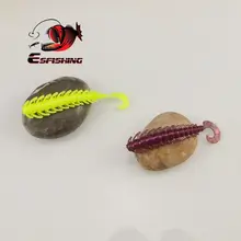 70mm 2.8g Soft Baits for Pike Bass #4
