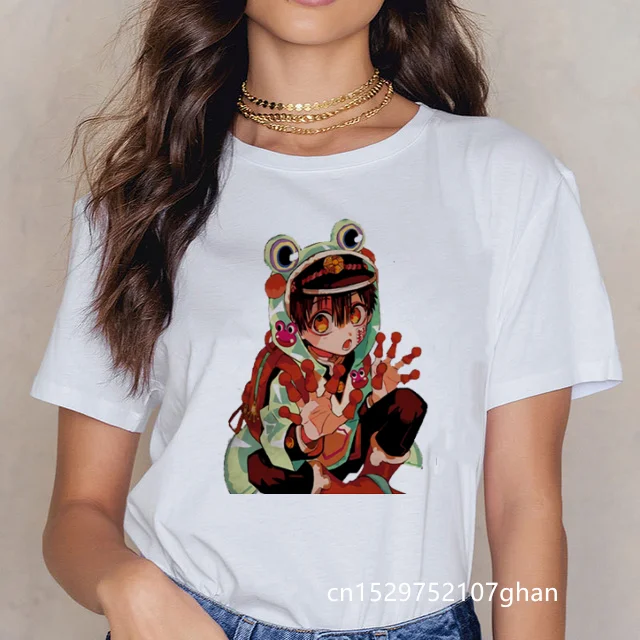 Shaman King Graphic Woman Tshirt Tees Kawaii Japanese Anime Toilet Bound Hanako Kun T Shirt Women Funny Cartoon Inuyasha T-shirt