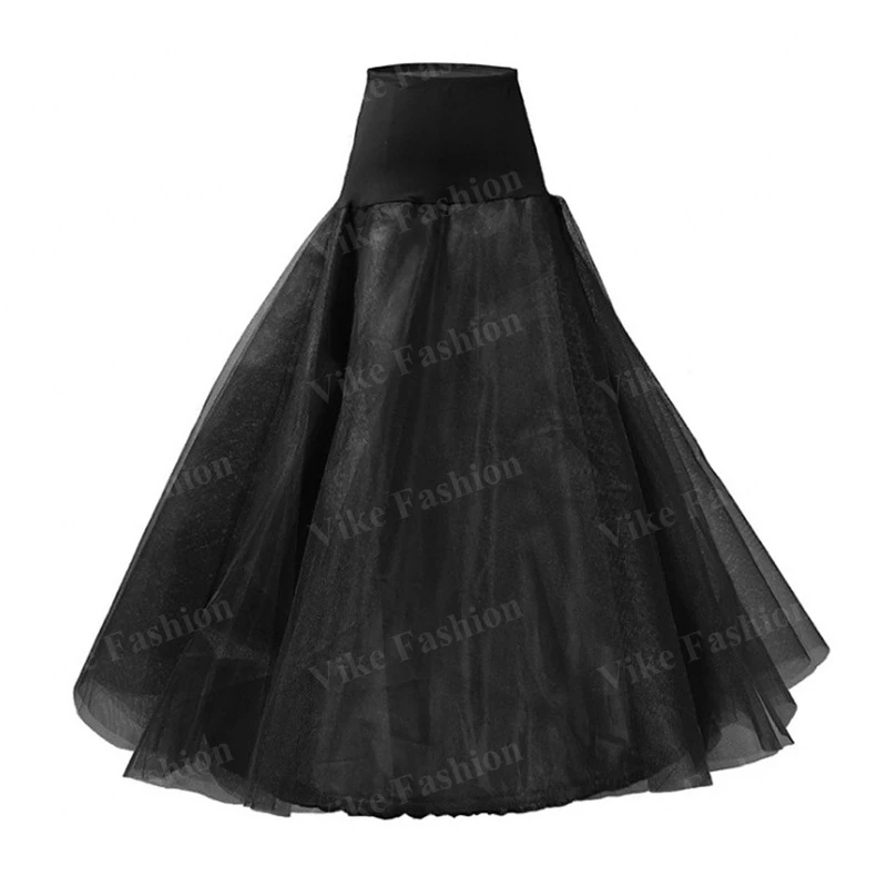 Jupon Vintage Long à Volants Crinoline pour Patients de Mariage, Sous-Jupe Rockabilly Tutu