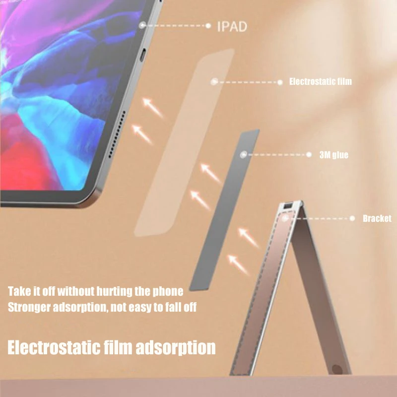 L-shaped Phone Holder For IPhone XS Max, Foldable Aluminum Alloy Phone/Ipad Holder, Suitable For Xiaomi Mix Fold & 11