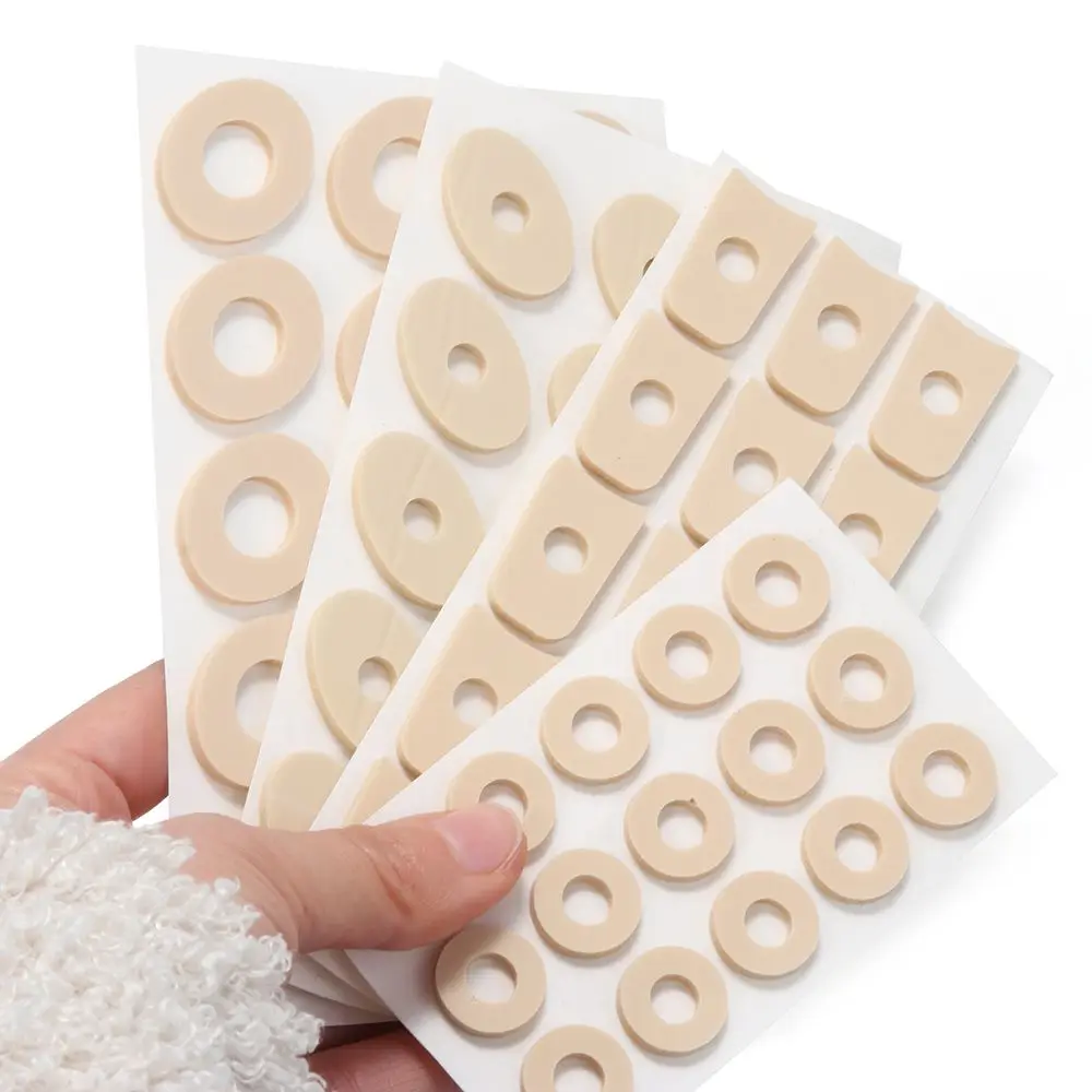 Parches para aliviar el dolor de los pies, parche de látex para el talón, almohadillas para los pies, verrugas, eliminación de maíz