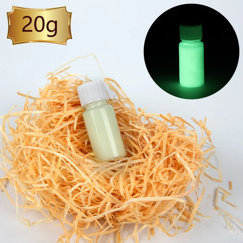 Green Glow in the Dark Luminous Sand Acrylic Fluorescent Paint Party Bright Paint Star Nail Decoration Paint Halloween