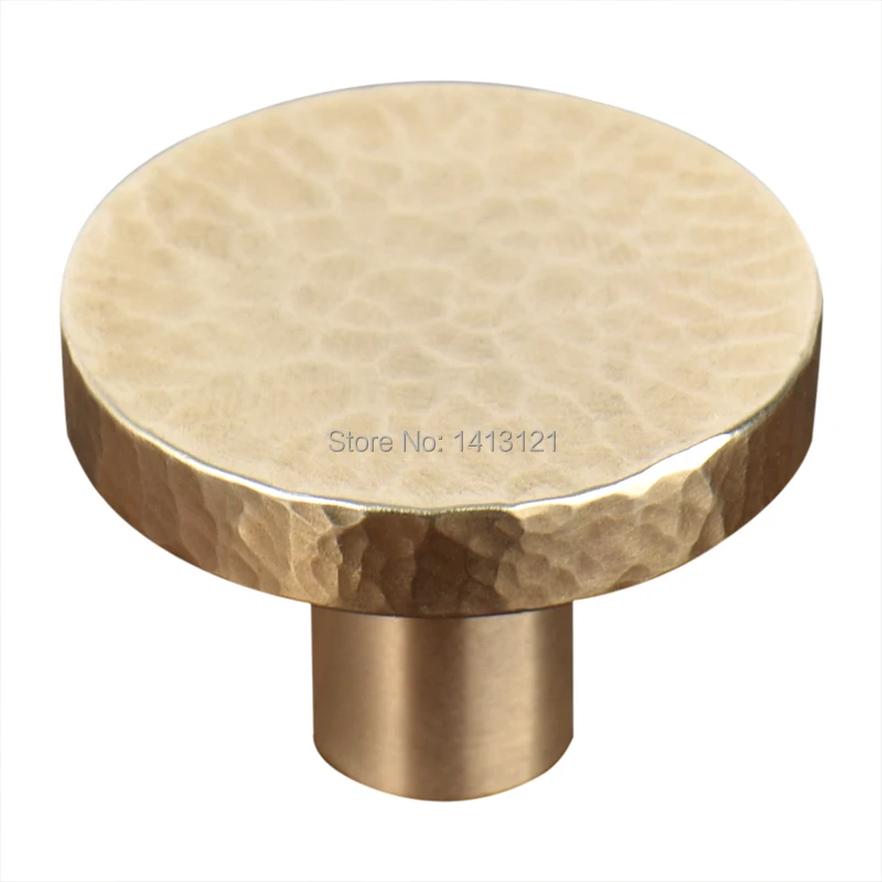 Hammer Pattern Solid Simple Drawer Knob Furniture Cabinet Door Handle Hardware Wardrobe Shoe Single Hole Cone Pull