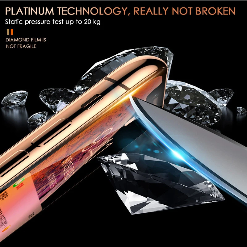 200D Curved Full Cover Protective Glass For iPhone 11 Pro X XS Max XR Tempered Screen Protector Film iPhone 11 12 13 Pro Max