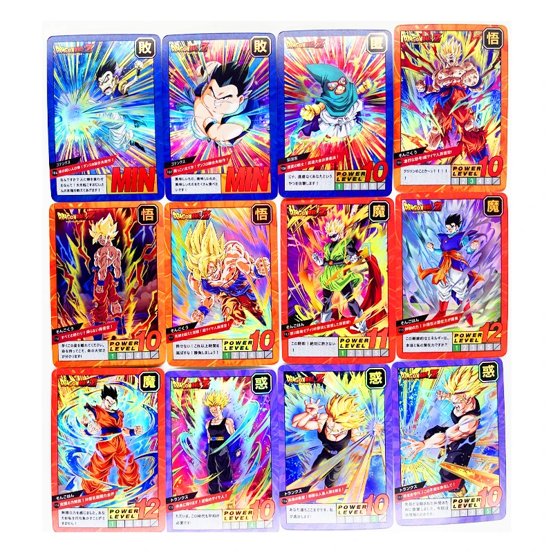 54pcs/set Dragon Ball Z GT Burst No.3 Super Saiyan Heroes Battle Card Ultra Instinct Goku Vegeta Game Collection Cards