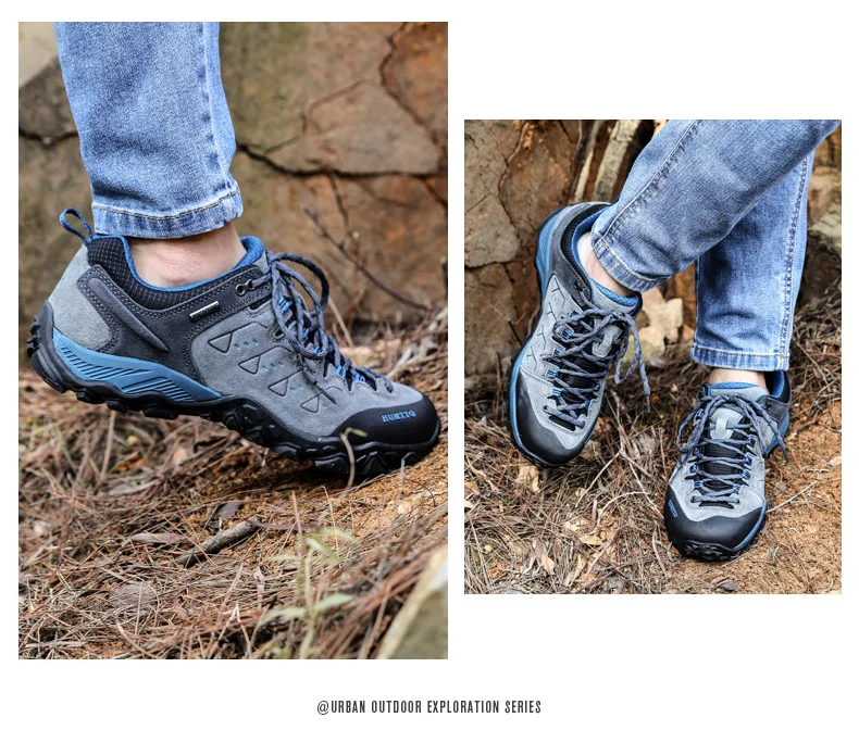 Humtto Rutschfeste Outdoor-Wanderschuhe für Herren, atmungsaktive Kletterschuhe für Damen, Sport-Sneaker, Trekking- und Jagdstiefel, Tourismus- und taktische Schuhe – Detail 7