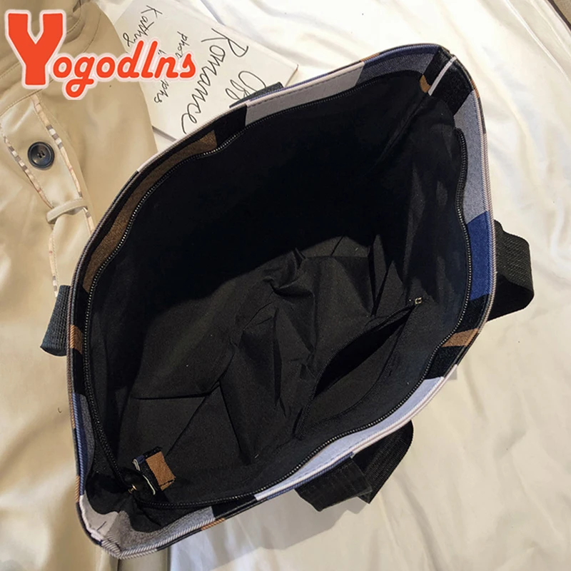 Yogodlns Ladies Large Capacity PU Leather Fashion Luxury Shoulder Bags Women Brief Casual Shopping Bolsa