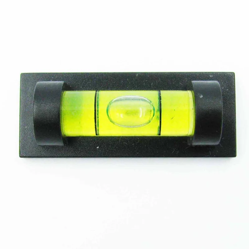 2PC Precision Level Level Bubble Mini No Magnetic Bubble Spirit Level Bubble Base Bulb Alloy Metal for Frame Desk Daily