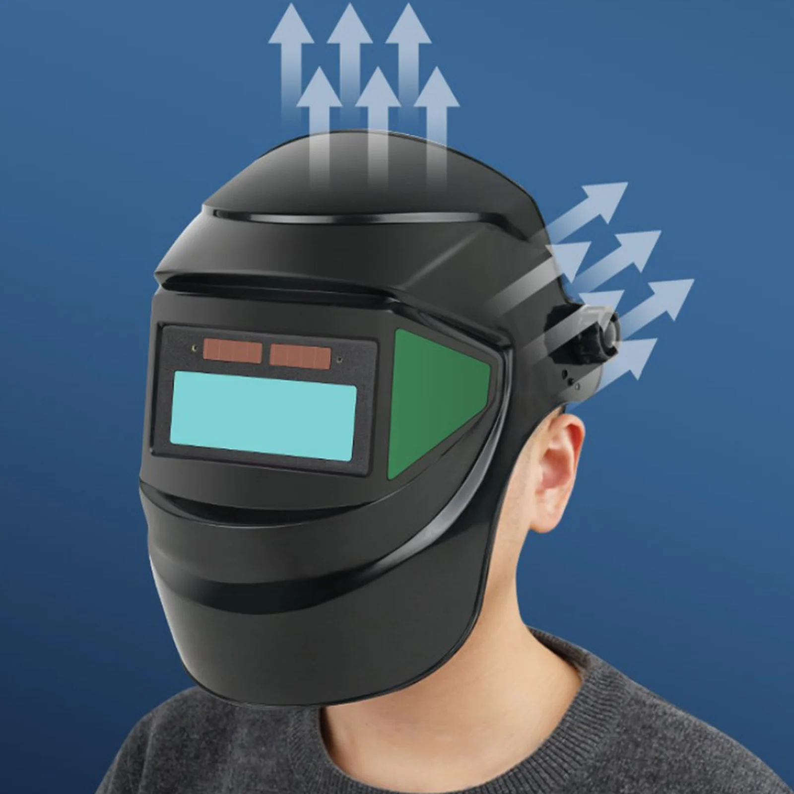Solar Power Auto Darkening Welding Mask MIG TIG Cap Protector