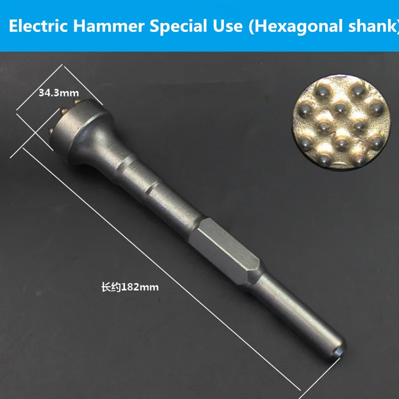 1PC Electric Hammer Demolition Hammer Drill Bit 12 Point One-piece Square Shank/Hexagonal Shank For Clink Coarsen Treatment