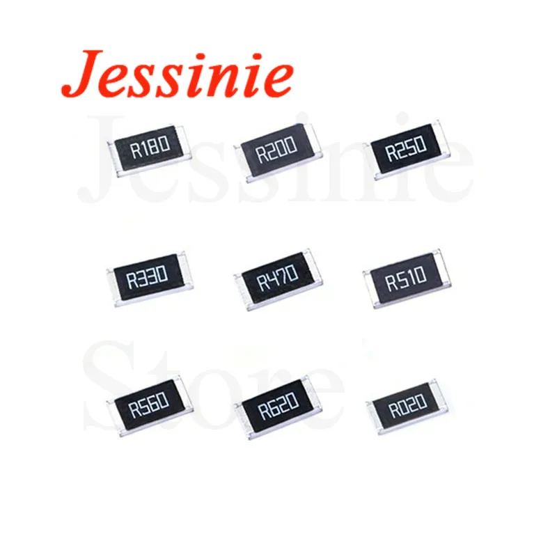 10 pcs 2512 SMD Resistor 1W 1% 0.56R 0.5R 0.25R 0.2R 0.18R 0.05R 0.051R 0.047R 0.01R 0.68R 0.18R 0.47R 0.62R Chip Resistor