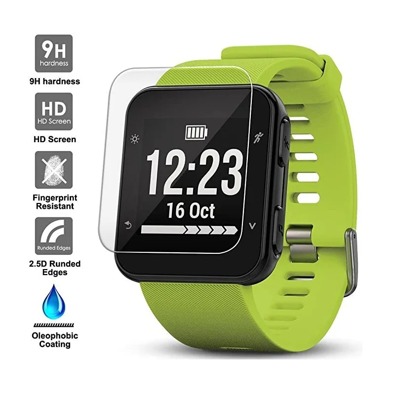 5PCS Smart Watch Screen Protector for Garmin Forerunner 35 Tempered Glass Anti-Scratch Protective Film