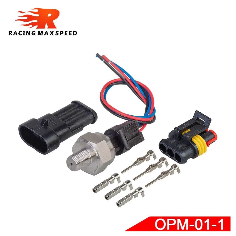 Universal Electronic 1/8 Npt and 0-200 Psi Oil Pressure Sensor for Doge Ram Ford Ranger Renault Chevy Hhr Camoro Vw Etc