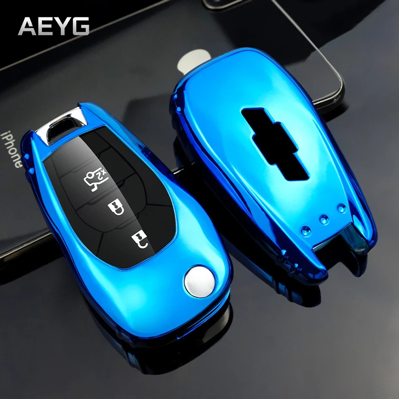 

Soft TPU Car Smart Key Case Cover Shell For Chevrolet Malibu Equinox Cruze Camaro Volt Bolt Trax Spark Sonic Auto Accessories