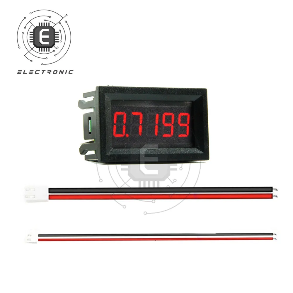 0.56 Inch Four-Wire Five-Digit High-Precision DC Digital Ammeter DC 0.0000-3.0000A Current Tester Meter