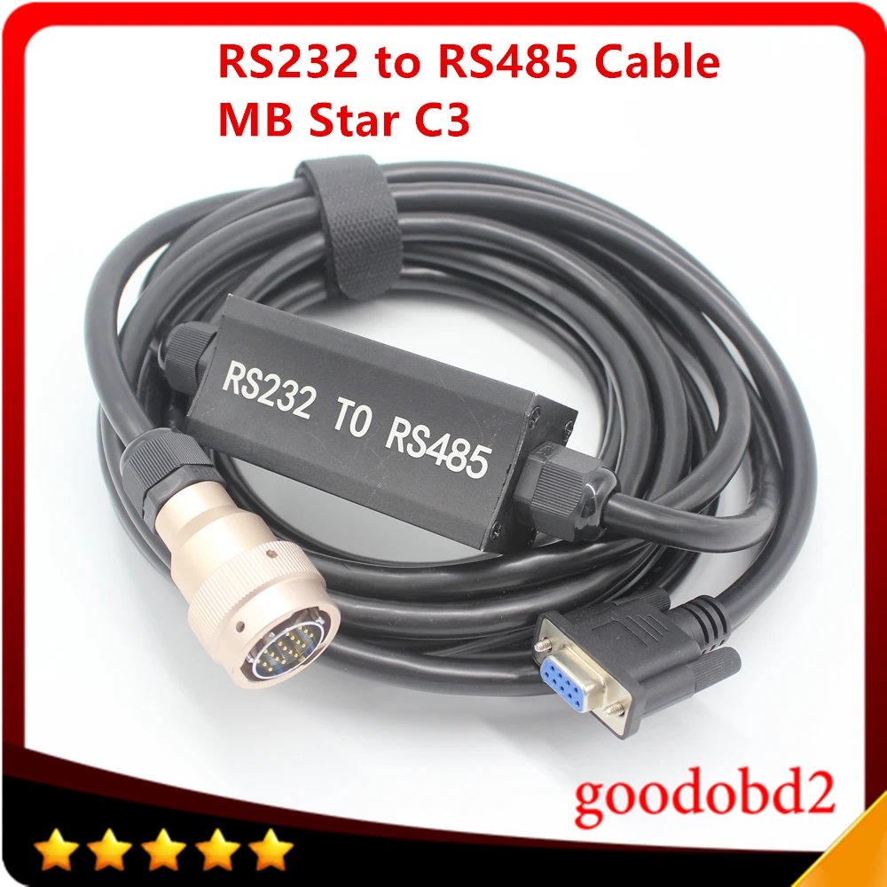 Car Cables and Connector RS232 to RS485 Cable for MB STAR C3 Multiplexer Accessories Diagnostic Cable With Chip and PCB Board