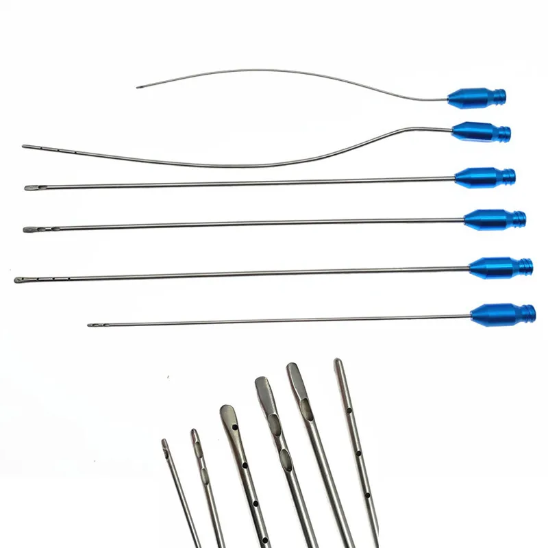 

Liposuction Cannula Set Fat Aspiration Needles Water Injector Infiltration Cannulas Liposuction Tools set