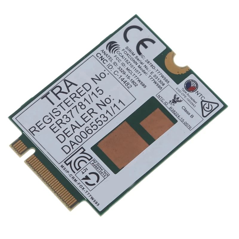 4g módulo lt4120 lte t77w595 150mbps wwan m.2 modem módulo para hp-probook/elitebook 840 850 820 745 g3