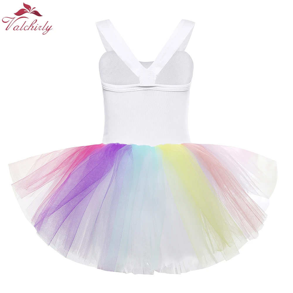 New Ballet Tutu Skirt Baby Girl Clothes  Sequins Colorful  Girls Party Dance Rainbow Tulle Skirts Children Clothing