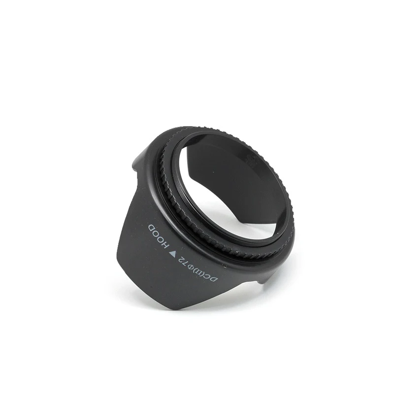 

72mm Lotus Petal-Shaped Black Lens Hood, ABS Plastic Material, Commonly Used Photography Accessories for SLR Cameras