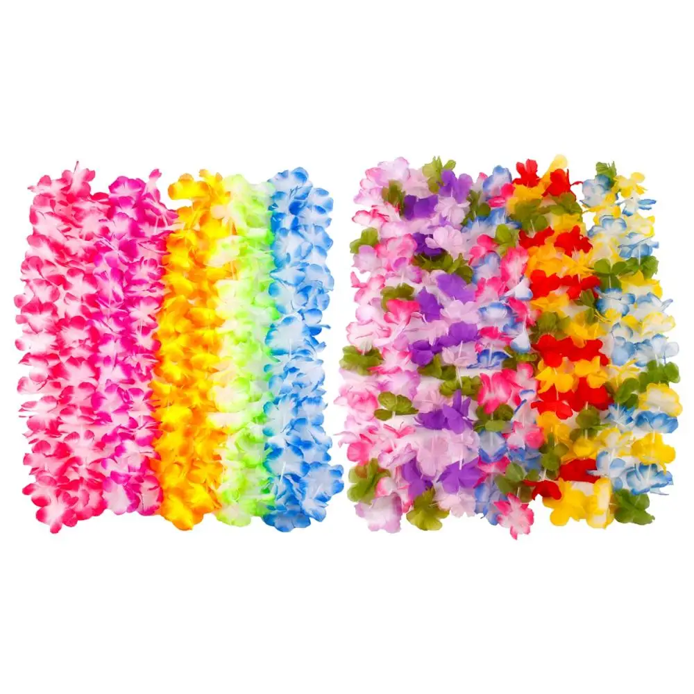 Hawaiian Flower Garland Hawaii Party Decor Tropical Summer Party Decor Luau Aloha Party Decor Birthday Party Supplies