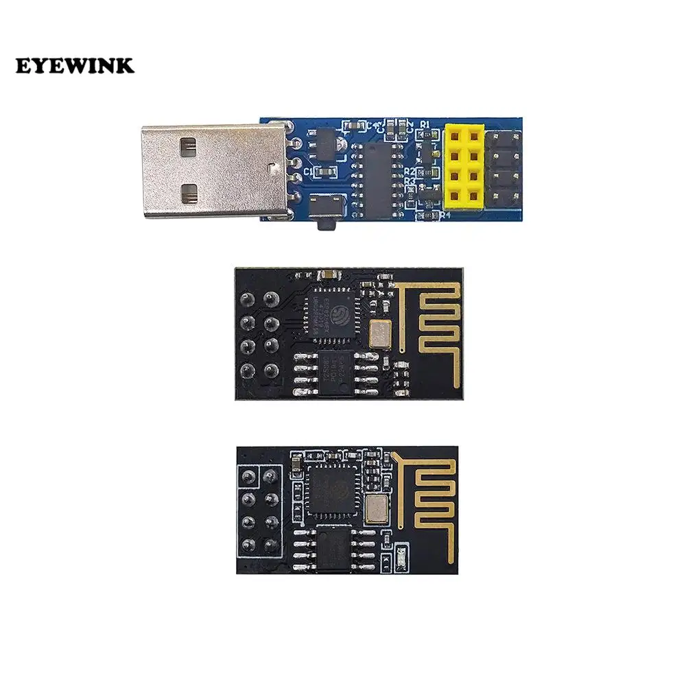 CH340C ESP PROG V1.0 WIFI Downloader ESP8266 ESP-01 ESP-01S WIFI Wireless Programmer Adapter Module