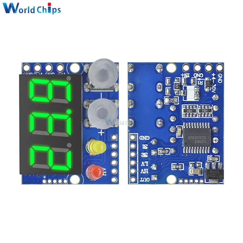 diymore DC 0-99.9V Green LED Panel Digital Voltmeter With Alarm Indicator Voltage Display Meter Module Board