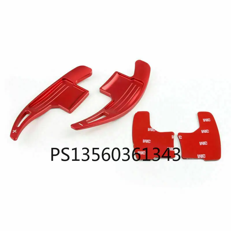 

Car Steering Wheel Shift Paddle Shifter Kit For Ford Mustang 15-17 Red A01