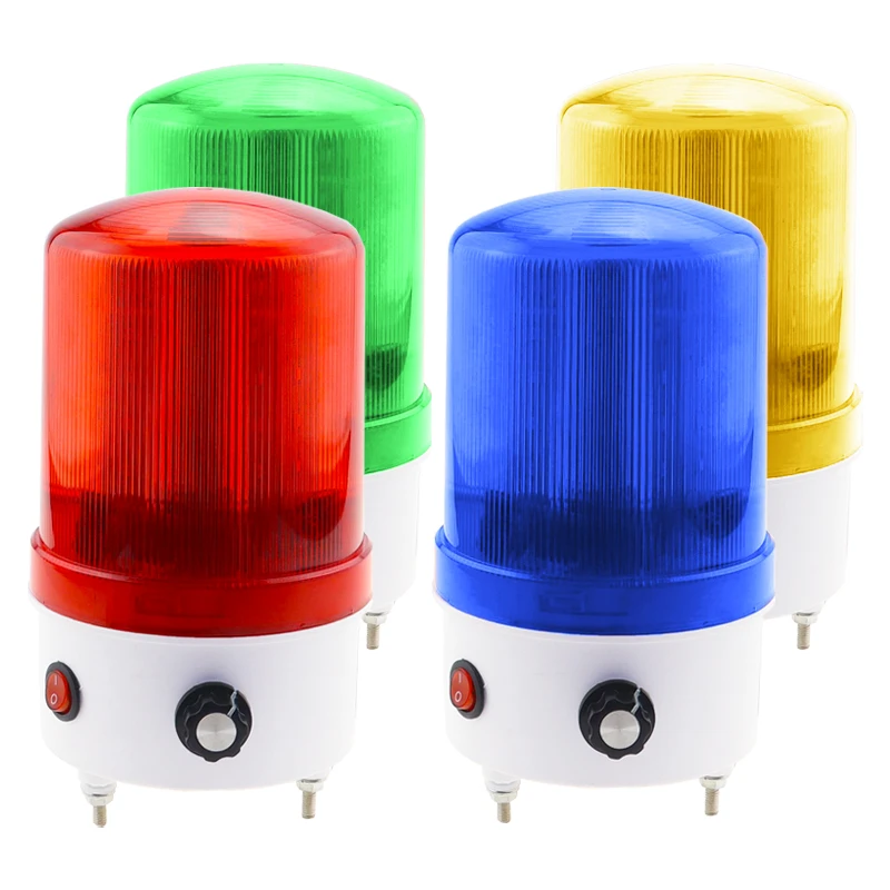 

LED sound and light alarm 220v24v12v rotary warning light adjustable volume led sound and light integrated alarm indicator ligh