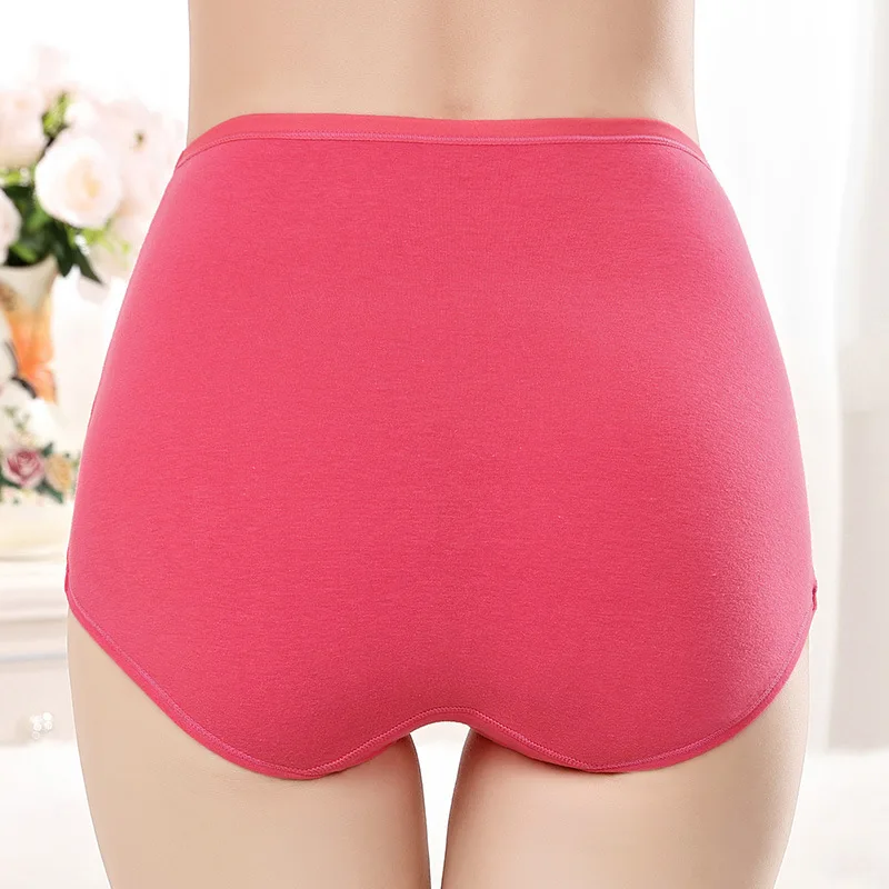 New 5XL Panties Underwear Women High Waist Cotton Briefs Print Plus Size Calcinhas Sexy lingerie Panty Underpants Girls Lenceria