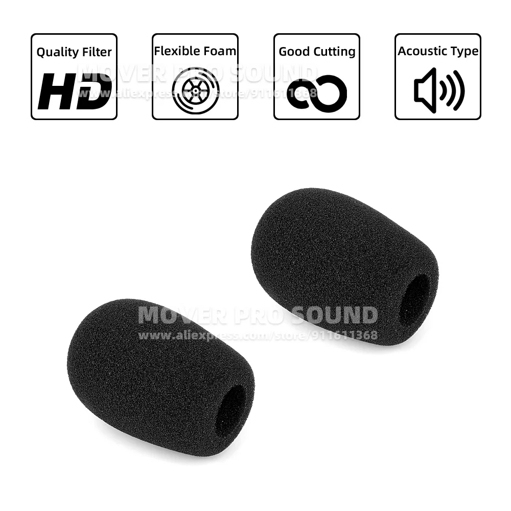 For BOYA BY-MM1 BY MM1 MM 1 + Plus Microphone Windscreen Shield Anti Pop Filter Windshield Sponge Windproof Foam Cover Screen