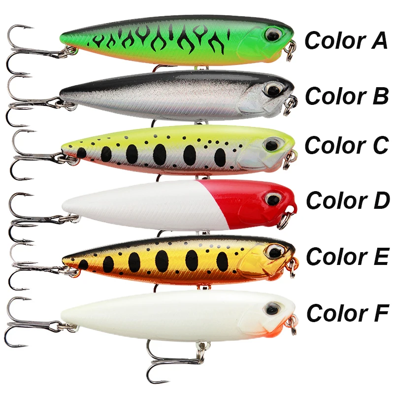 WESTBASS 1PX Noisy Pencil Lures 65mm-5.5g Floating Fishing Baits Topwater Hard Wobbers Shore Casting Swimbaits Isca Pesca cebo