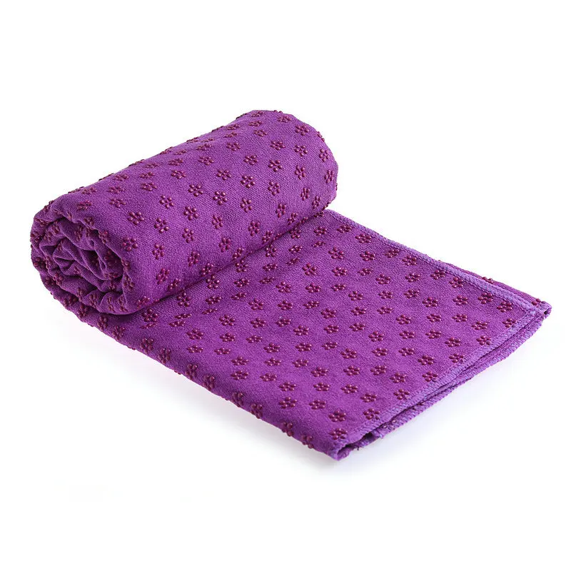 Non Slip Yoga Mat Cover Towel Anti Skid Microfiber Yoga Mat Size 183cm*61cm Shop Towels Pilates Blankets Fitness