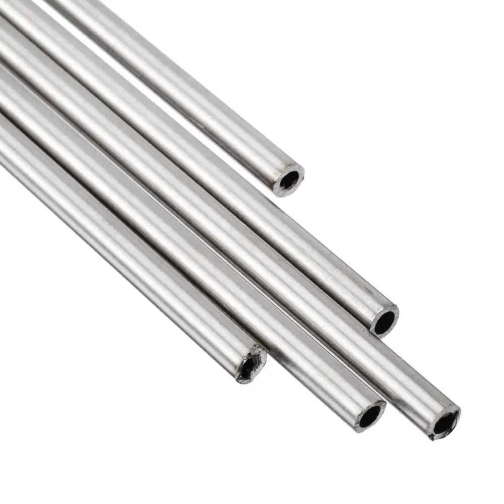 Tubo capillare in acciaio inossidabile 304 da 5 pezzi Tubi argento Mayitr 3mm OD 2mm ID 250mm Lunghezza con resistenza all'ossidazione