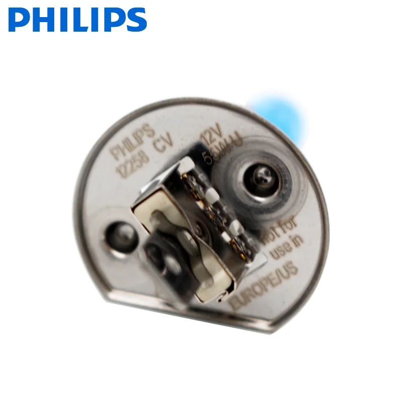 2 шт., автомобильные галогенные лампы Philips H1 12 В 55 Вт