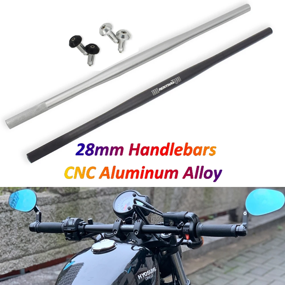 28mm Renthal Motorcycle Handlebar Aluminum Alloy Anodizing Straight Bar 1-1/8\