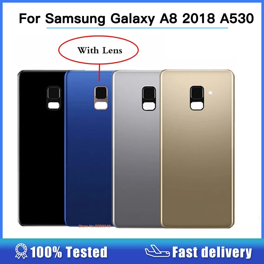 Rear Panel Battery Back Door Cover For Samsung Galaxy A8 A530 A530F 2018 A8 Plus 2018 A730 A730F Back Door Housing Housing Case