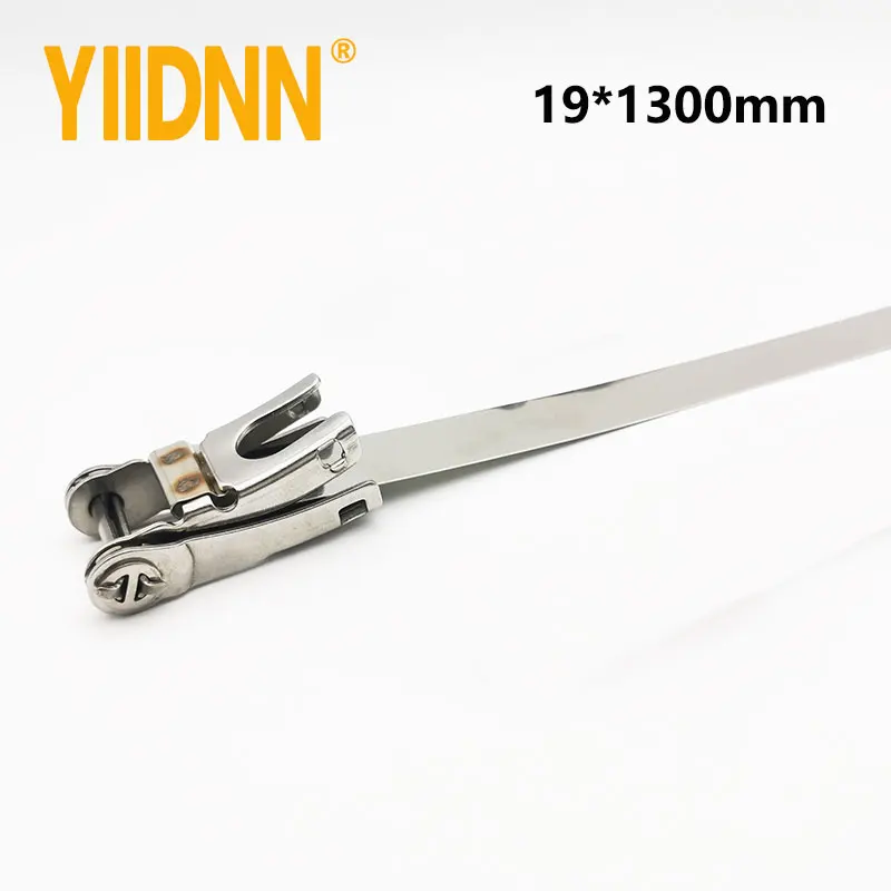 201 304 316 Without Tool Ratchet Lock Type Stainless Steel Cable Tie for Shipbuliding,19*1300mm ，100PC