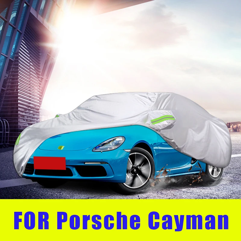 

Waterproof Full Car Covers Outdoor Sunshade Dustproof Snow For Porsche Cayman Accessories