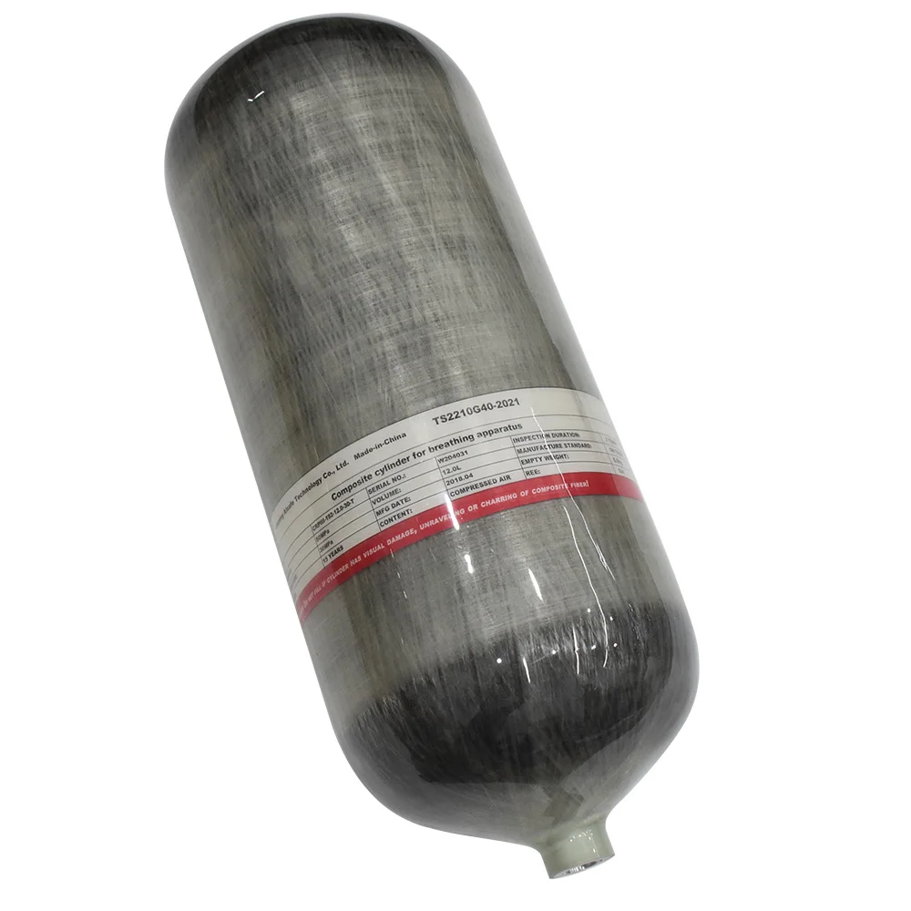 

30Mpa 300Bar 4500Psi 12L Carbon Fiber Cylinder Scuba Cylinder for Tank Scuba Diving Breathing Equipment