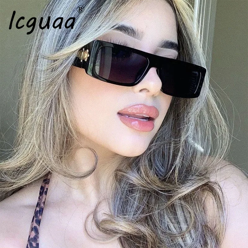 Luxury Brand Designer Square Sunglasses Women Gradient color Trend Sun Glasses Female UV400 Eyewear Gafas De Sol Mujer