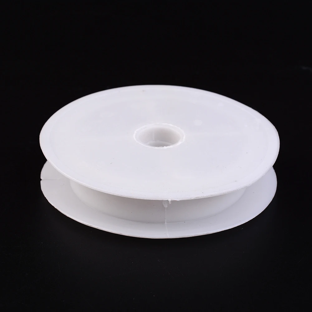 10Pcs White Plastic Empty Spools for Wire Thread Bobbins Stringing Material Jewelry Making Organizer Tool 83x16mm