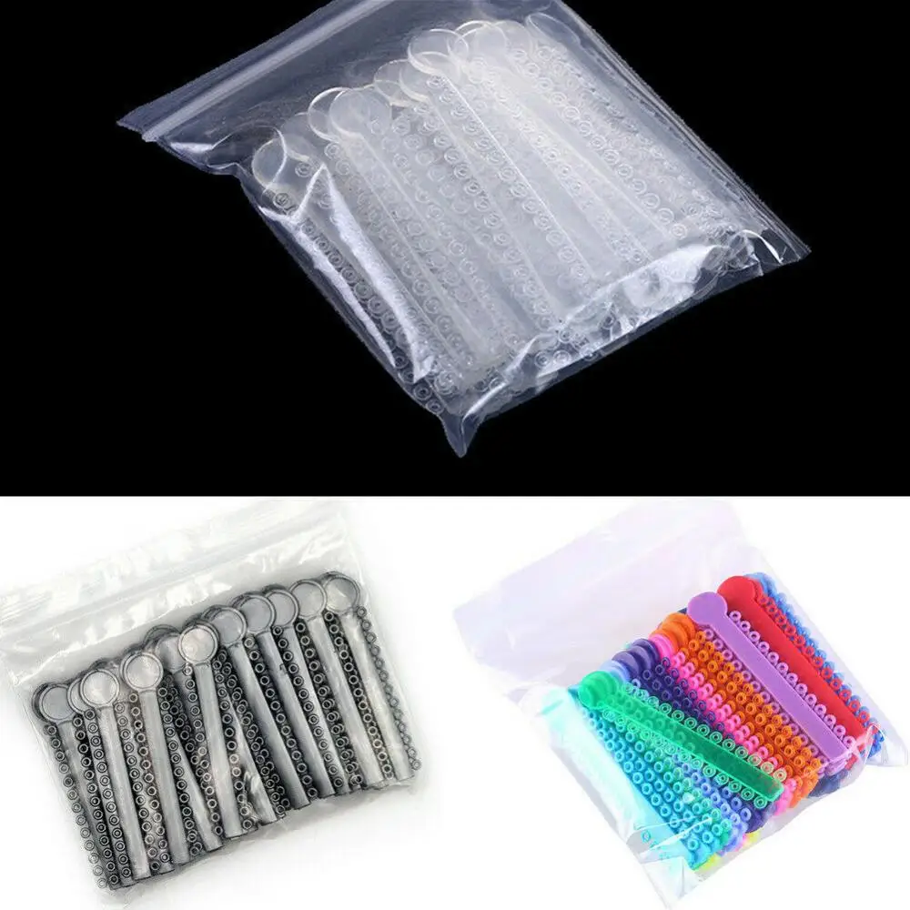 

20Pack Dental Orthodontics Elastomeric Ligature Tie Ring Elastic Bands Braces 20Color To Choose