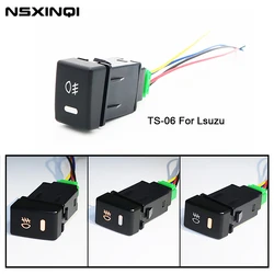 Car LED Fog Light Switch Button for Isuzu D-MAX(CAB4,SPACECAB,SPARK)2015-ON；D-MAX