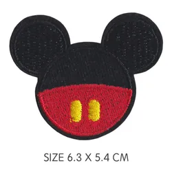 Mickey Minnie Mouse panno pasta coppia vestiti decorazione ferro sulle toppe ricamo patch per abbigliamento