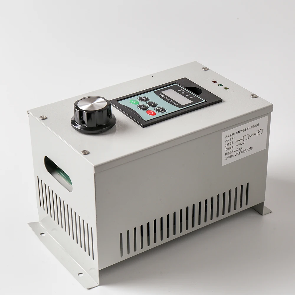 2,5 KW 220V Elektromagnetische Induktion Heizung für Kunststoff Extrusion Rohr Industrielle, Öl Heizung und Angepasst Wärme Anwendung