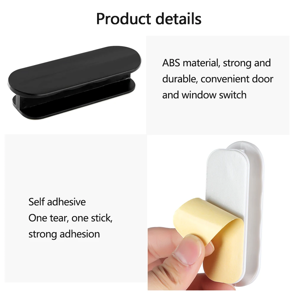1PC/1Pair New Multipurpose Cabinet Knob Furniture Knobs Plastic Self Adhesive Door Handles Wardrobe Pulls Door Security Hardware